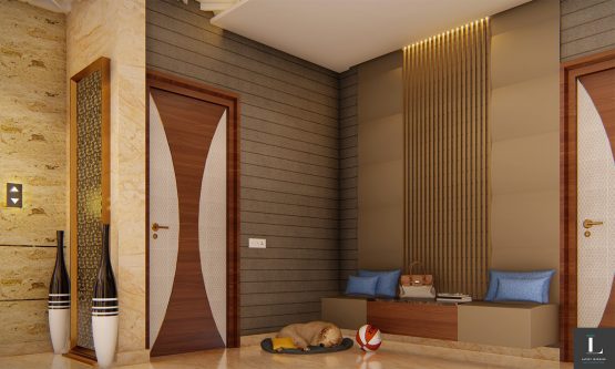 Lobby Design Vishal Enclave Rajouri Garden