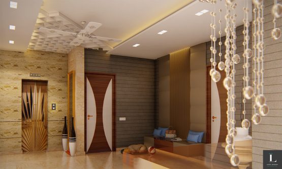 Lobby Design Vishal Enclave Rajouri Garden - Latest Interiors