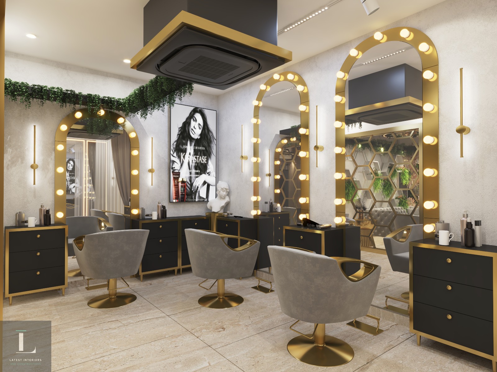 Beauty Parlour Interior Design