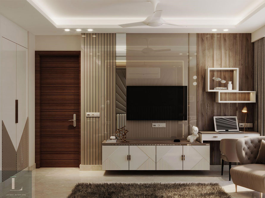 luxury bedroom interior design in Gurgaon