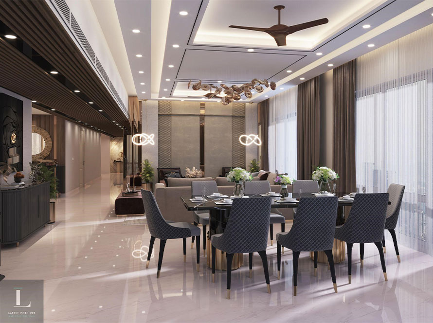 Dining Room Interior Design in Gurgaon