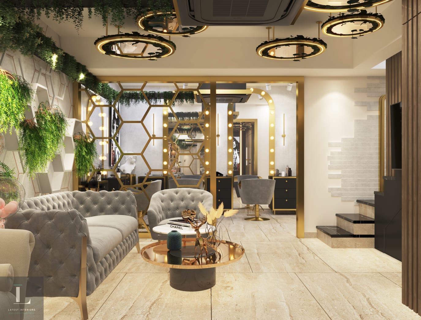 hairdresser salon interior design