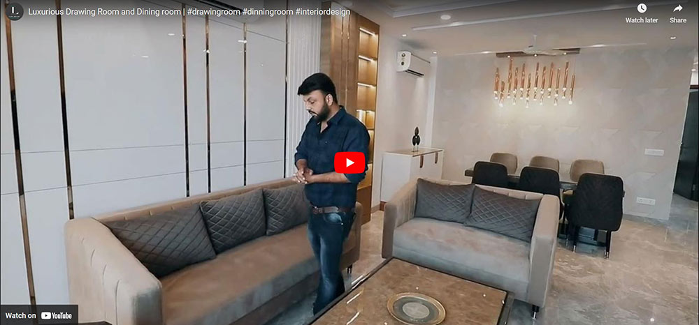 Luxurious Drawing Room & Dining Room