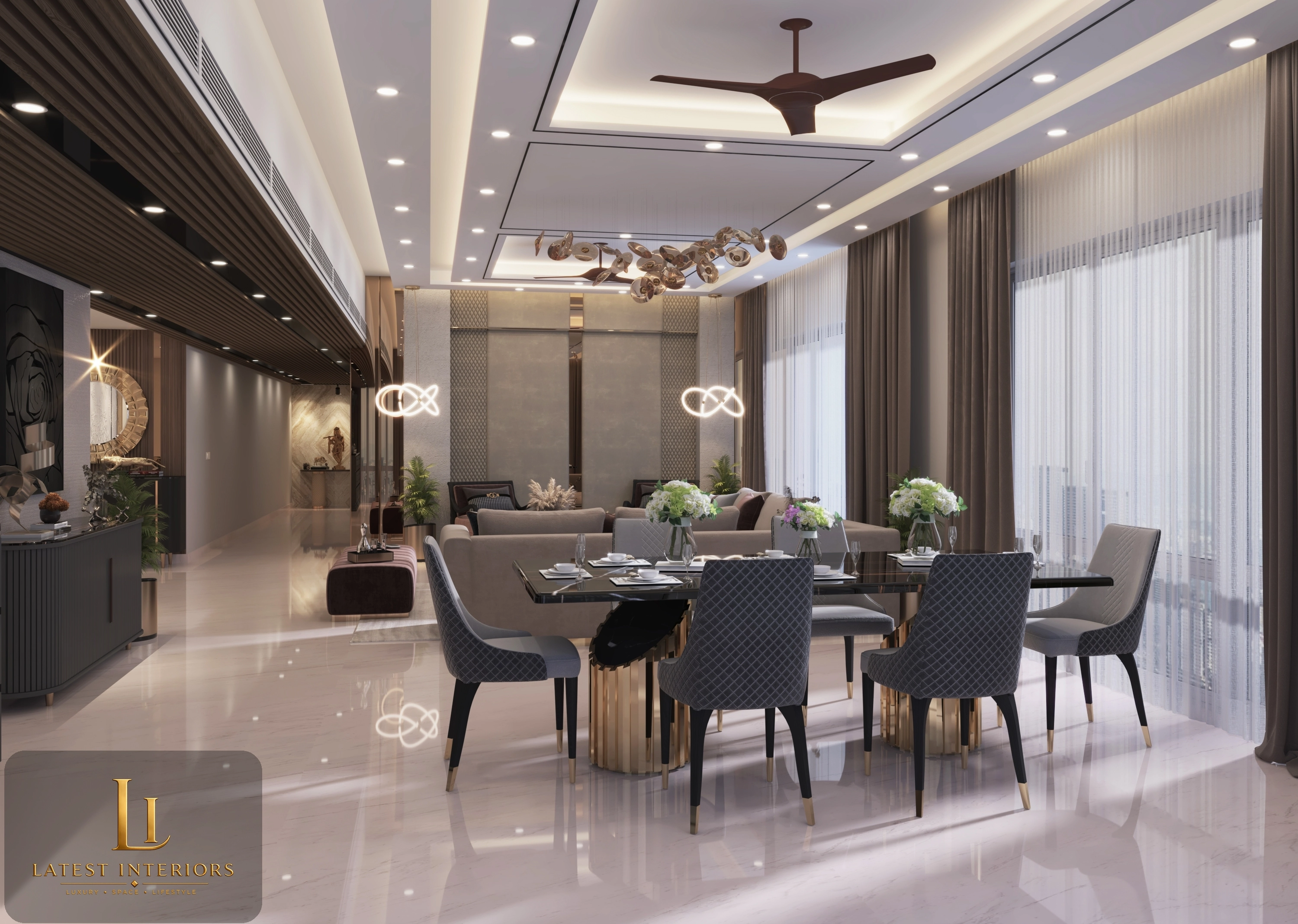 luxury living area araya