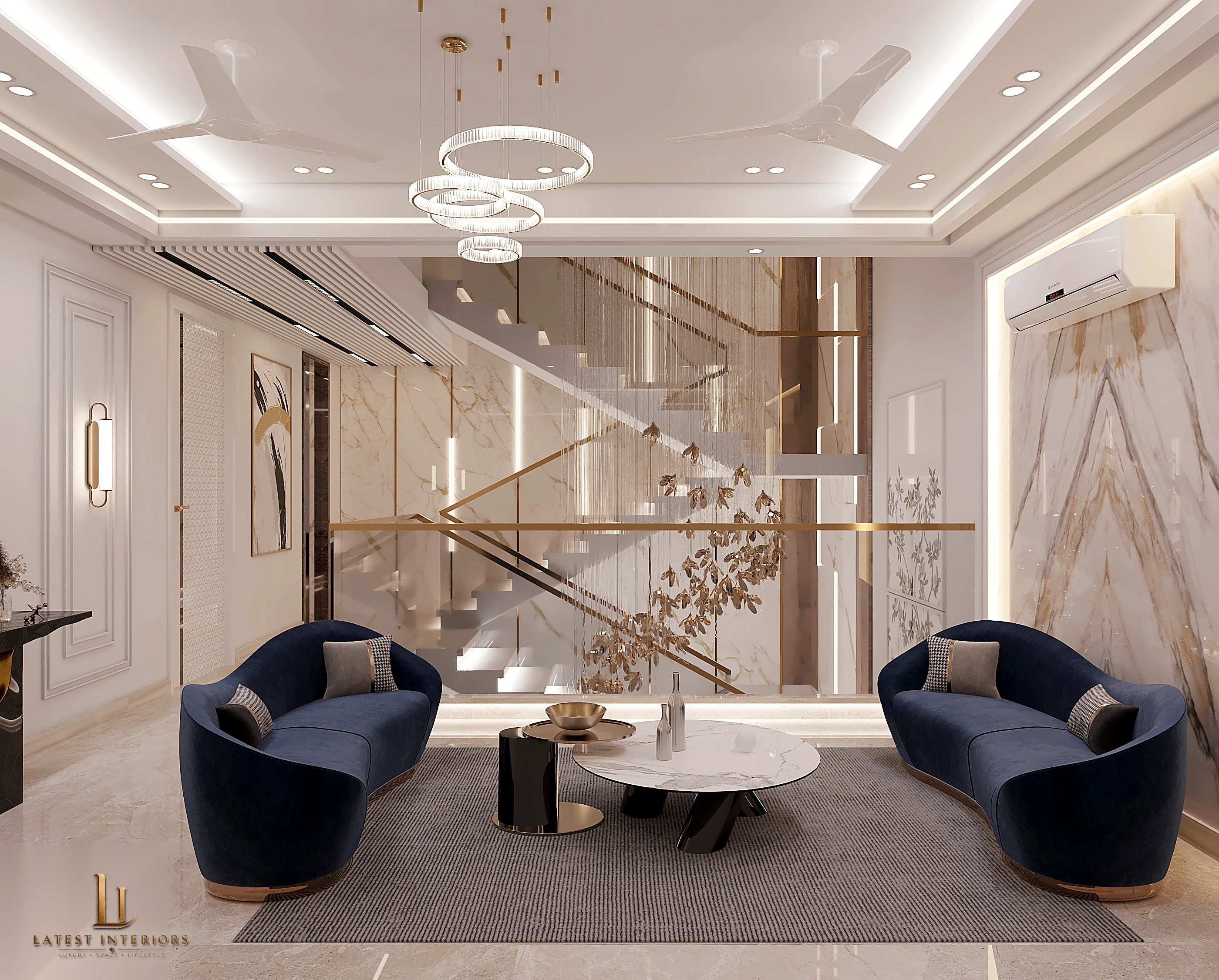 11000 sqft, CR Park , 3 Floor | Villa Interiors