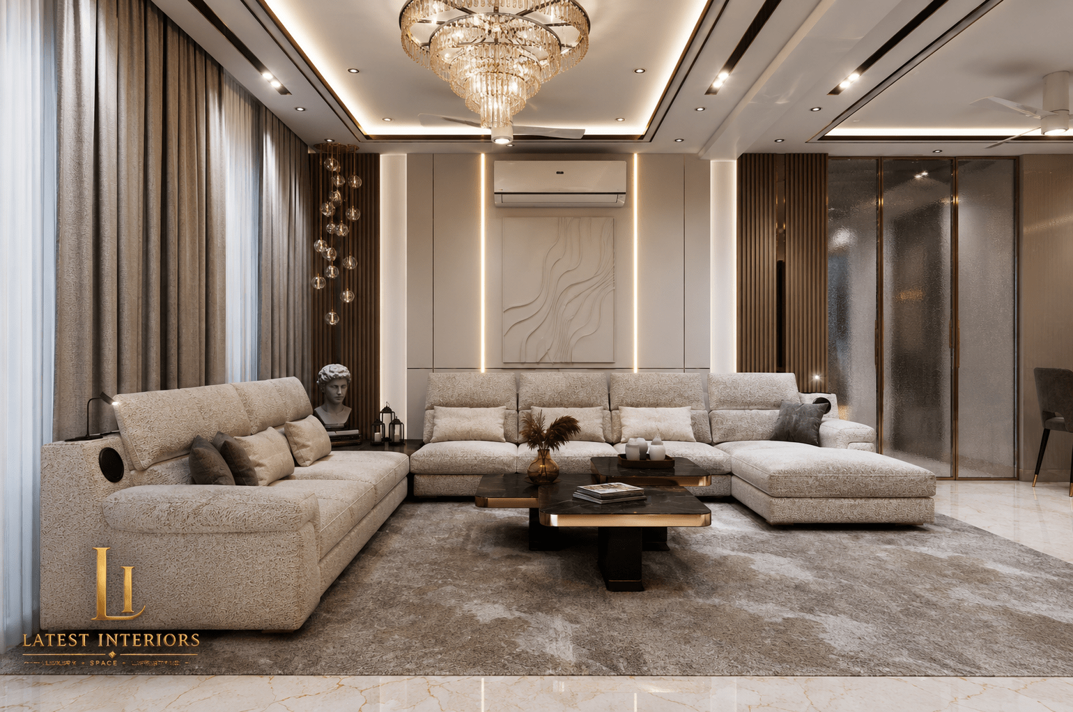 Shakti Apartments, Sector 5, Dwarka 3,200 Sq. Ft. | Premium Luxury Apartment Interiors