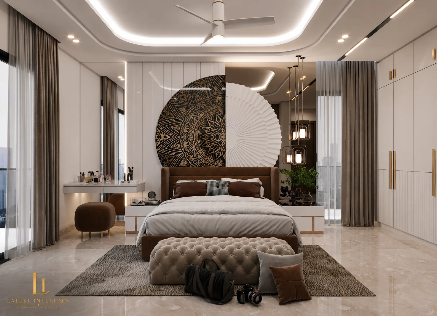 Luxury Builder Floor Interior Design – Greater Kailash, Delhi 600 Sq. Yd.