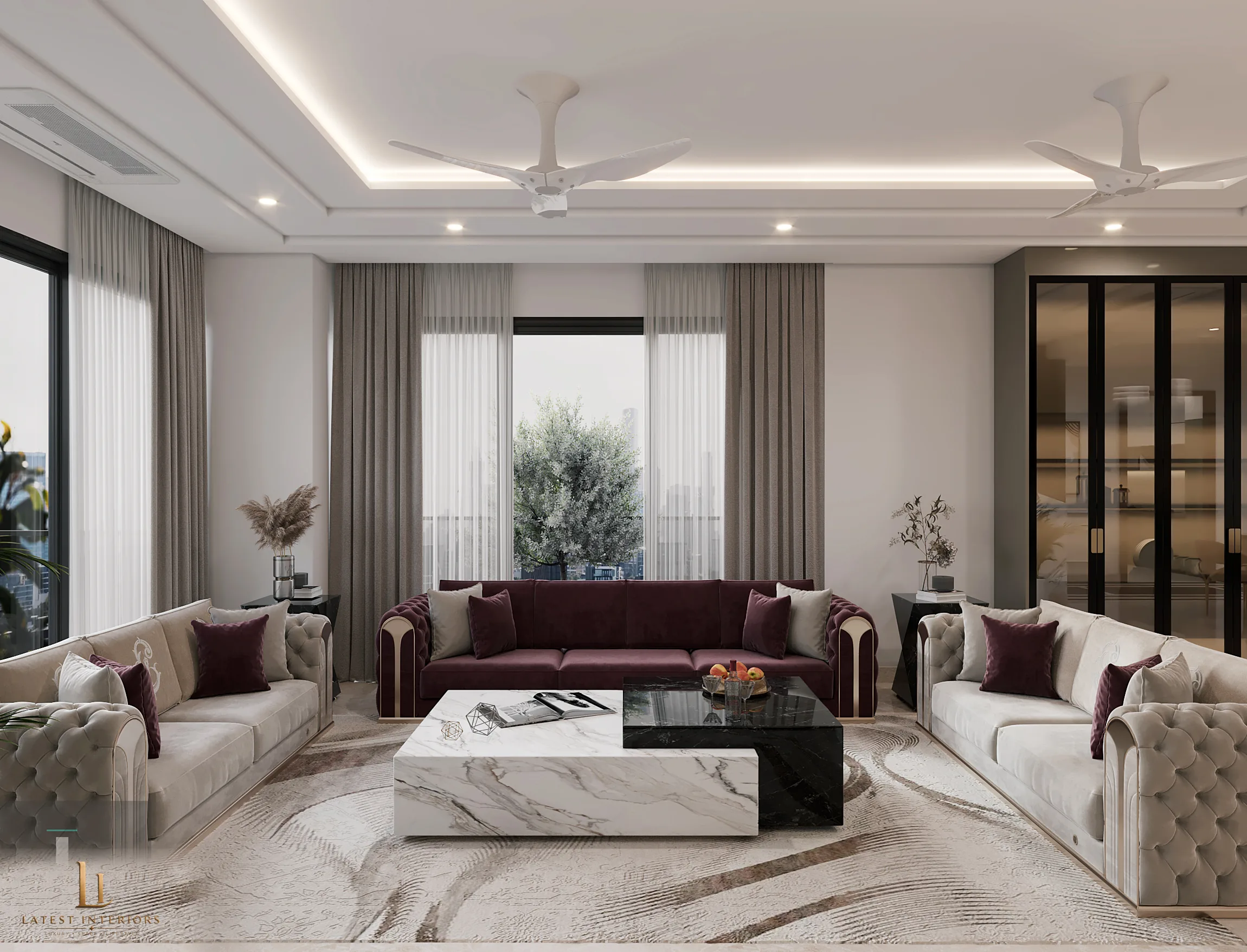 Luxury Builder Floor Interior Design – Greater Kailash, Delhi 600 Sq. Yd.