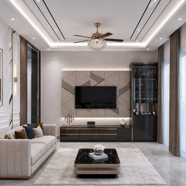 East Patel Nagar, Delhi 4BHK Luxury Builder Floor Interiors