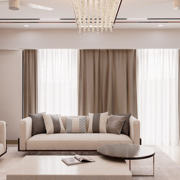 Living area villa interiors