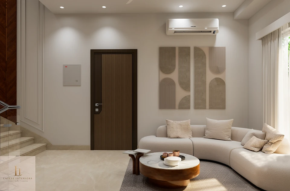Luxury lobby area interior design
