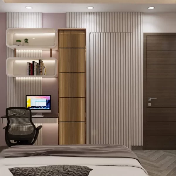 Study area - Builder floor interior designers