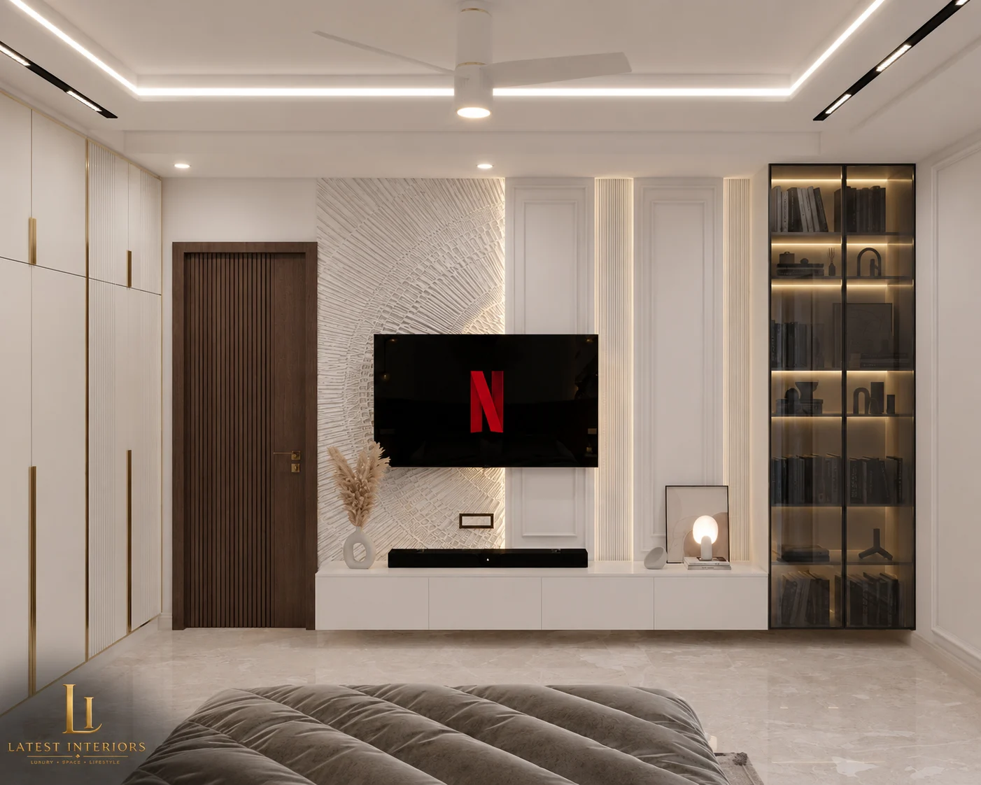 Tv unit Bedroom design interior design