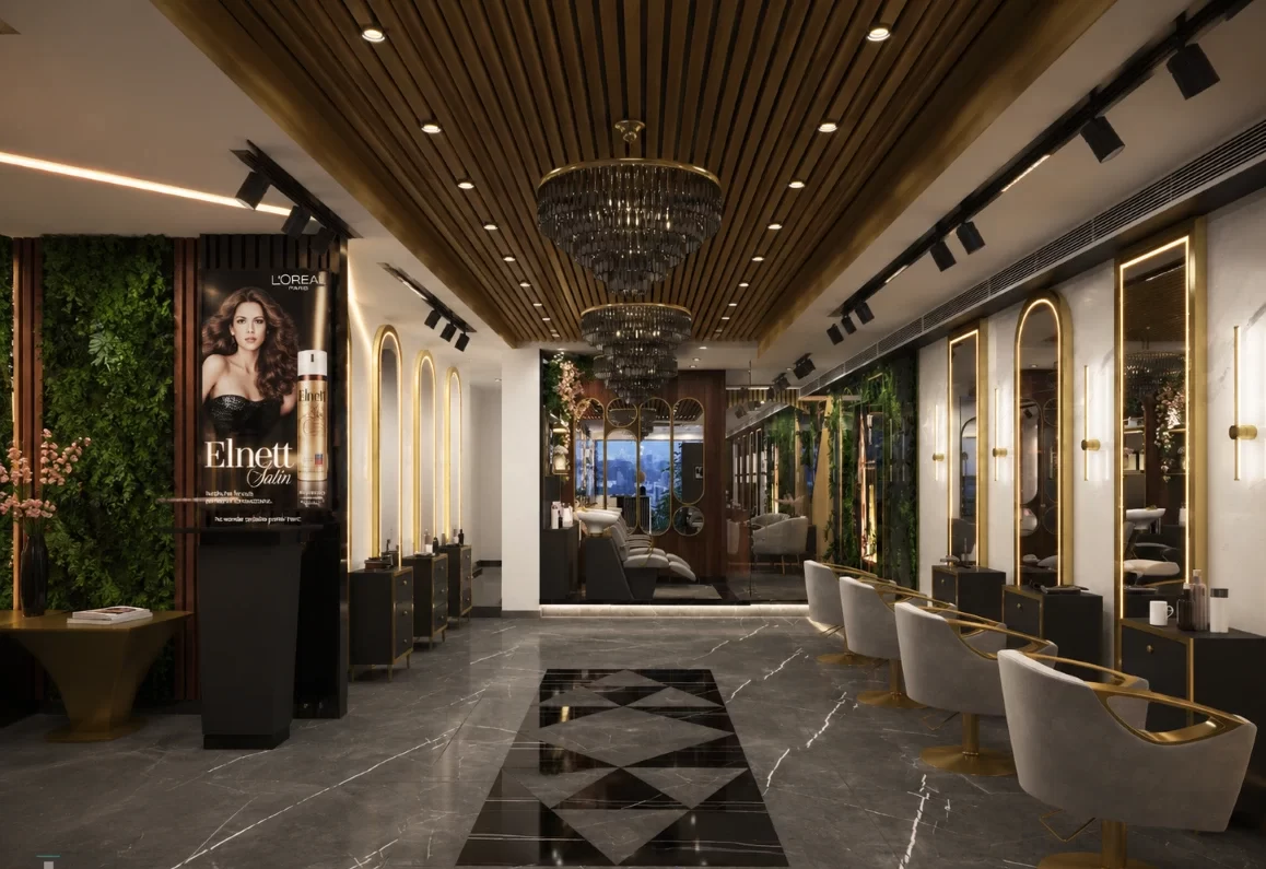 Ultra luxury Salon interior designers