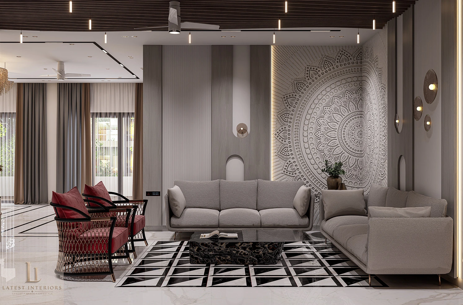 bedroom drawing room