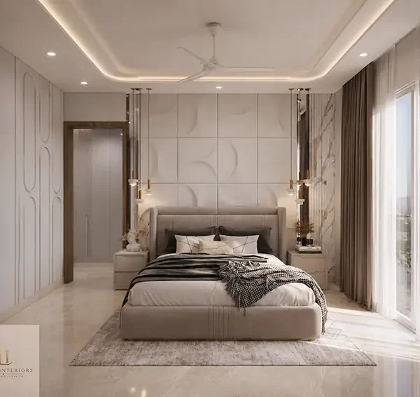 bedroom interiors - luxury apartment interior designers