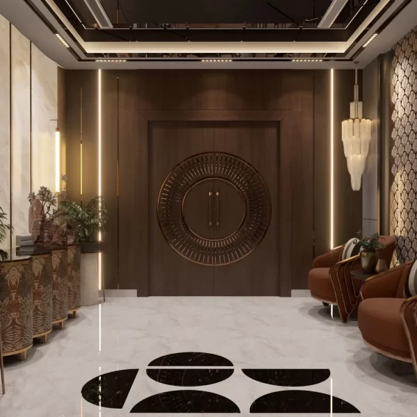Entrance - villa interiors