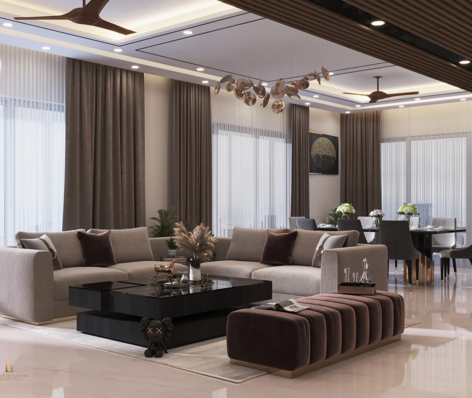 living area - luxury interiors