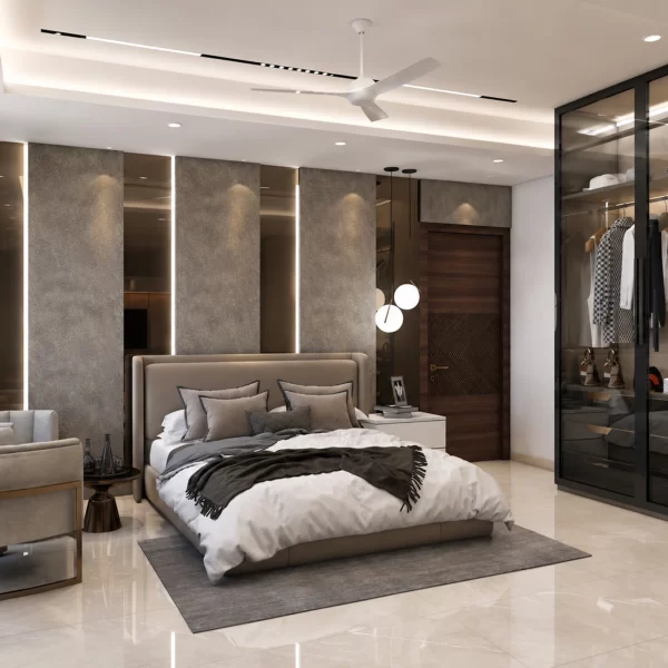 Luxury Apartment Interior Design – Mahagun Mazzaria, Noida 3 Bedroom + 1 | Luxury Double-Height