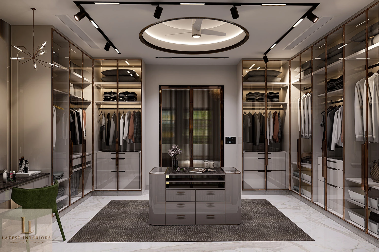 luxury walkin closet - best interior designers in delhi