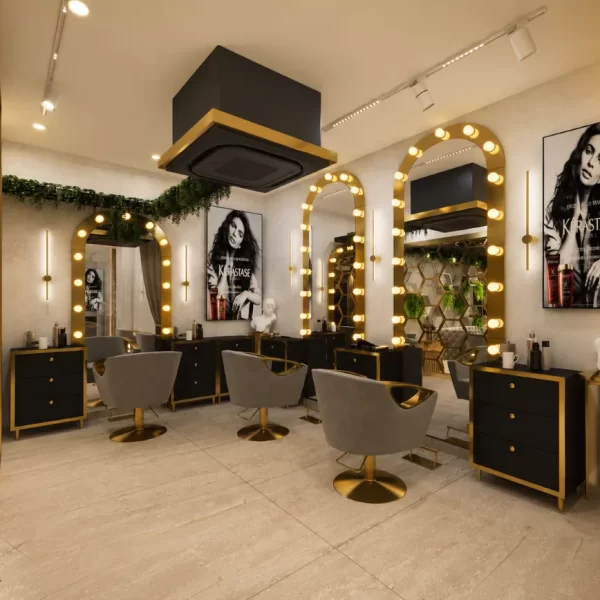 makup area - Turnkey_salon_Interior_Deisgners_in_Gurgaon