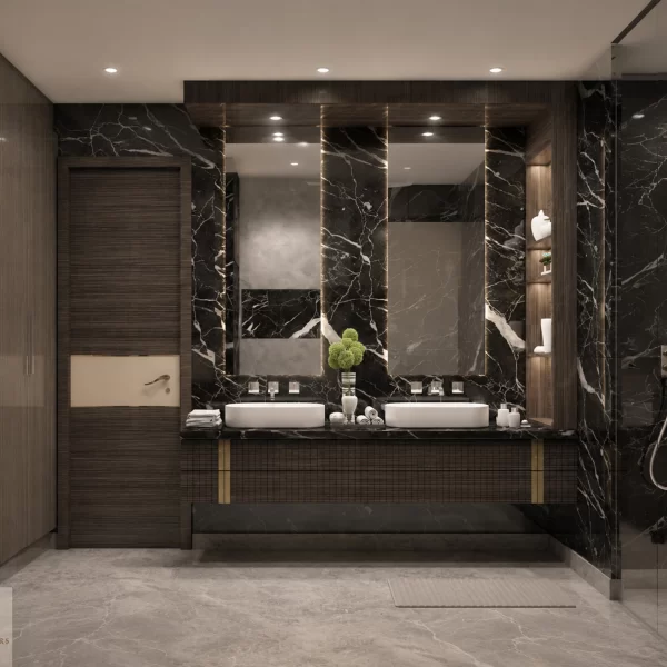 powder washroom interiors