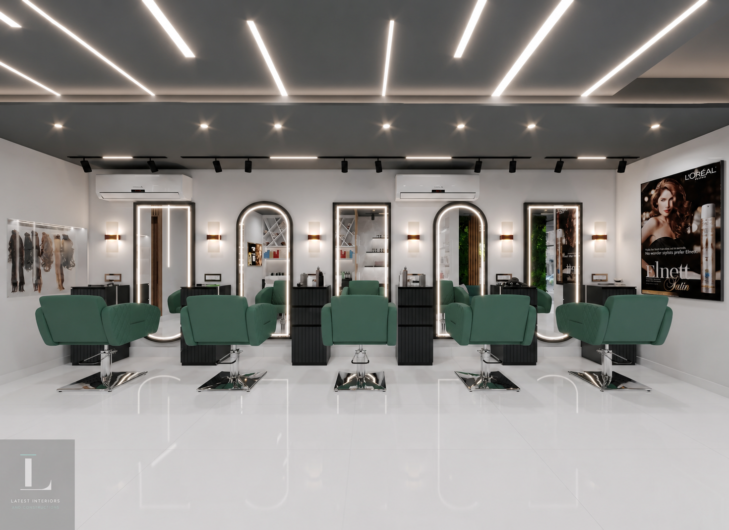 salon interior designers